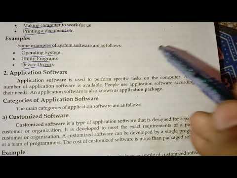 what is software? Describe different categories / types of software . system software application