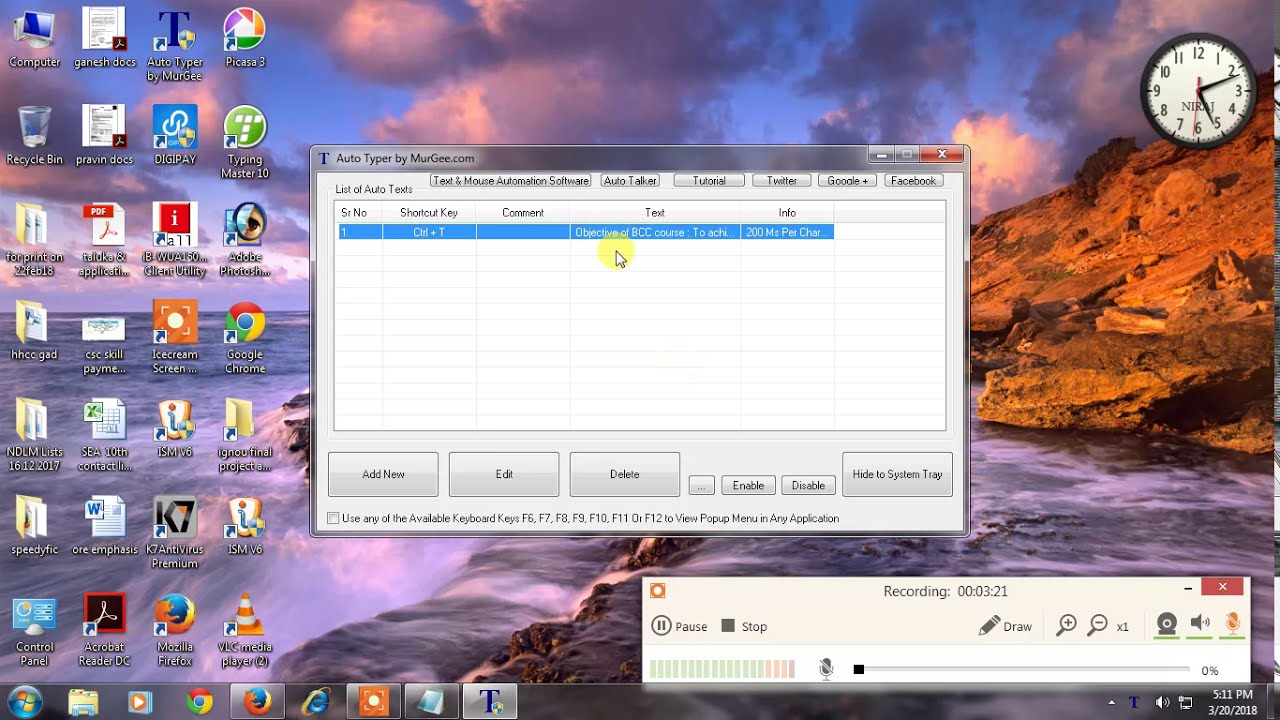 TYPE FAST THAN OTHER USING THIS SOFTWARE typing software for pc by auto typer